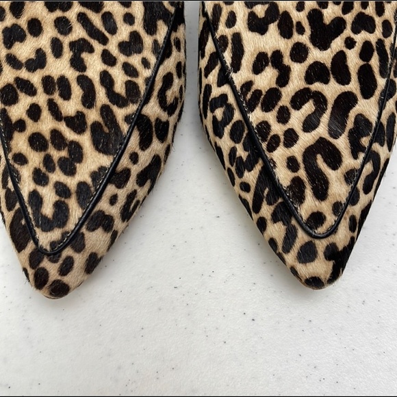 Cole Haan Piper Leopard Print Calf Hair Mules - Picture 5 of 11